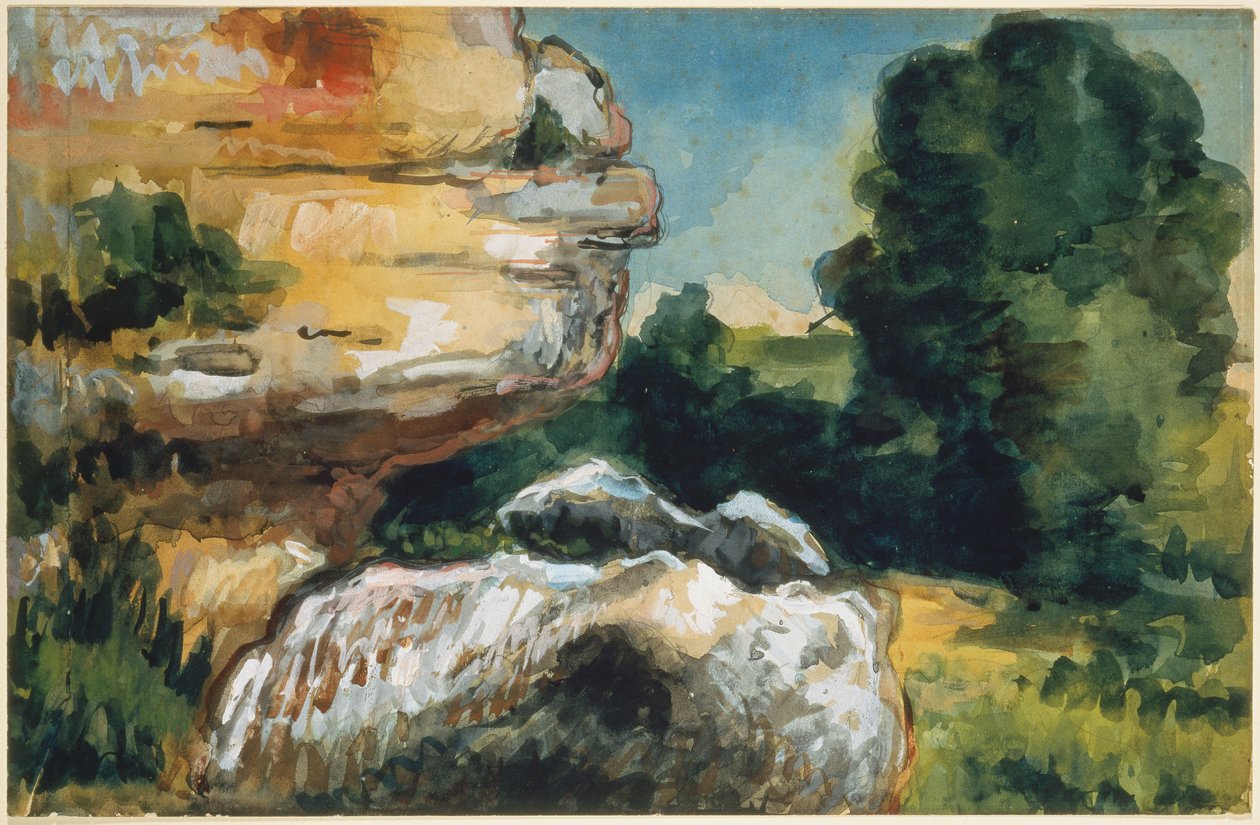 Rocce da Paul Cézanne