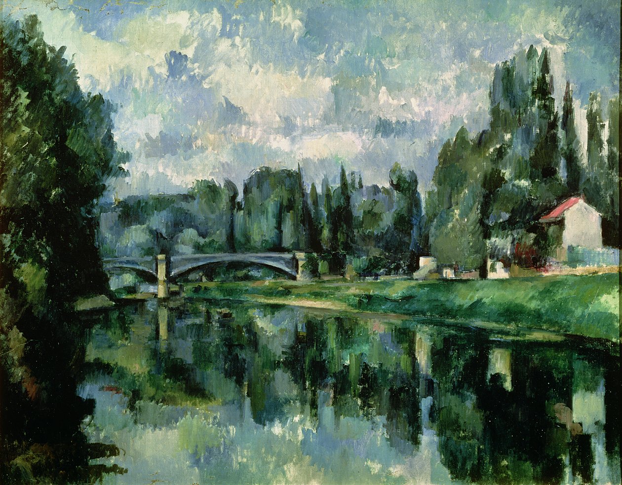 Le rive della Marna a Creteil, c.1888 da Paul Cézanne