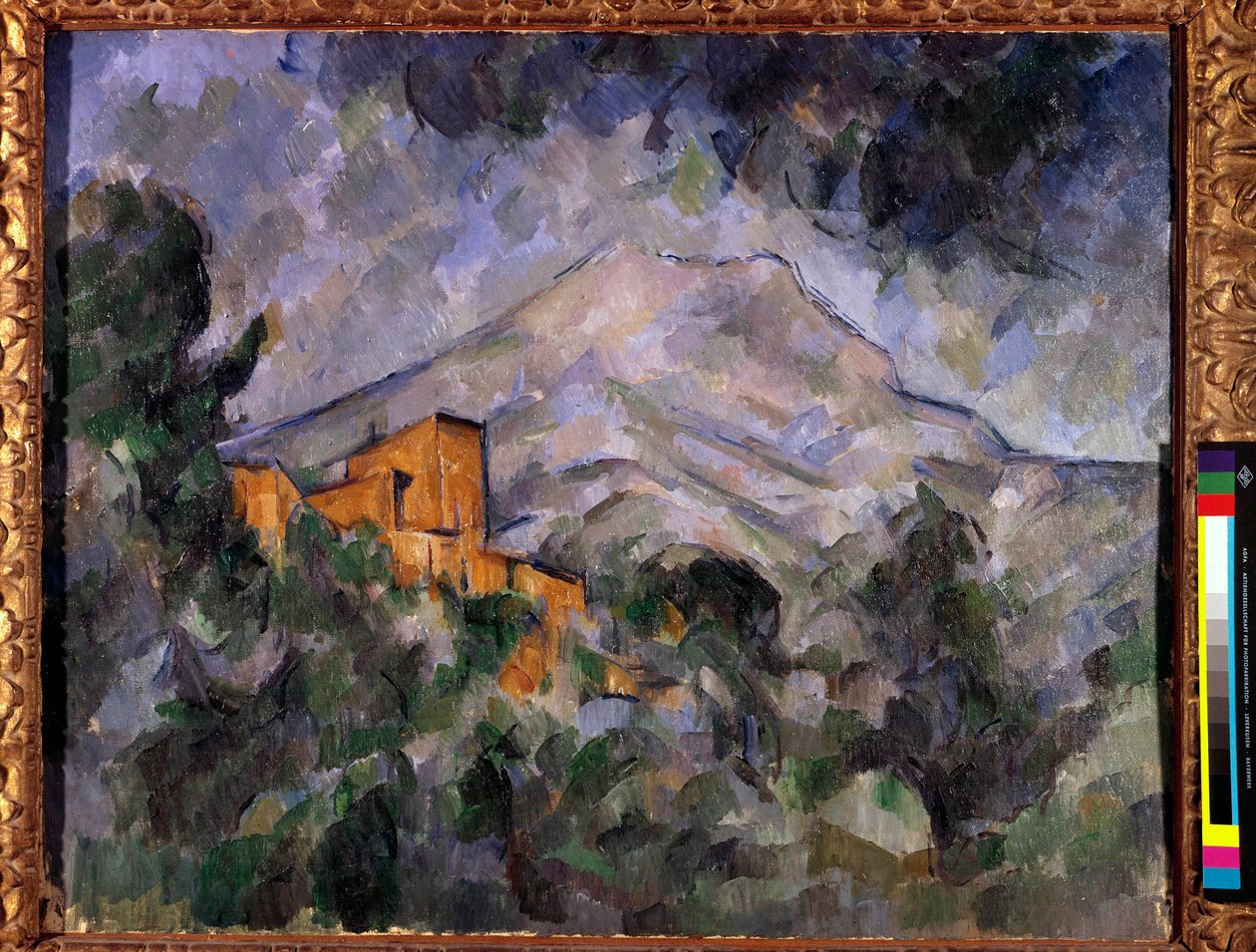 La Montagna Santa Vittoria e il Castello Nero da Paul Cézanne