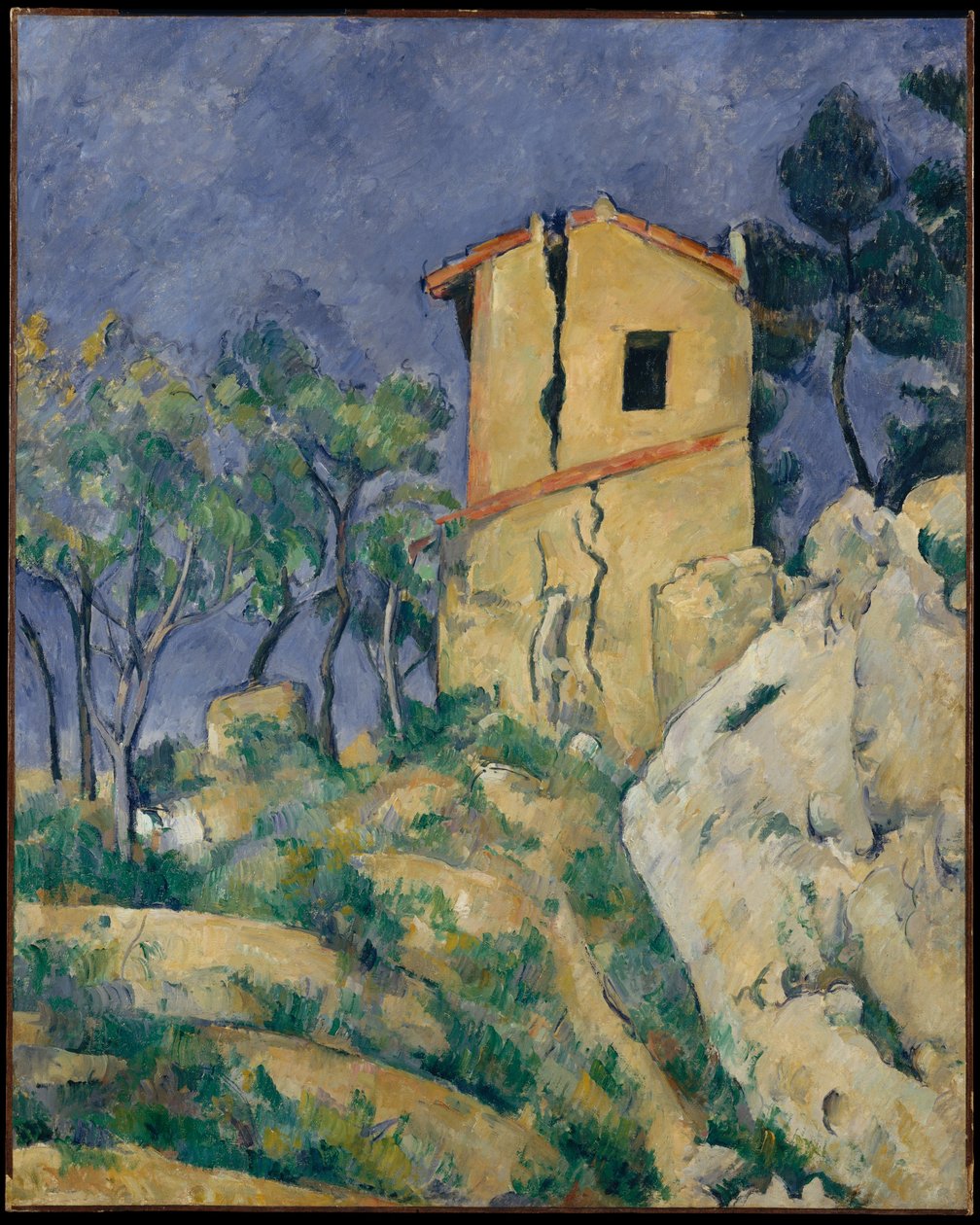 La casa dalle pareti screpolate da Paul Cézanne
