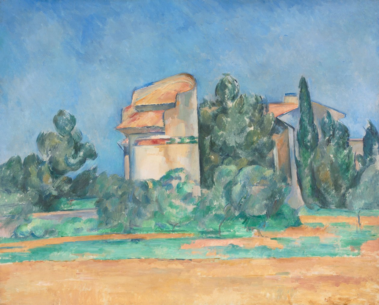 La torre dei piccioni a Bellevue da Paul Cézanne