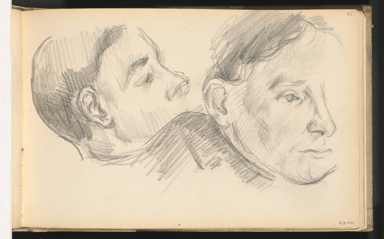 Due teste da Paul Cézanne