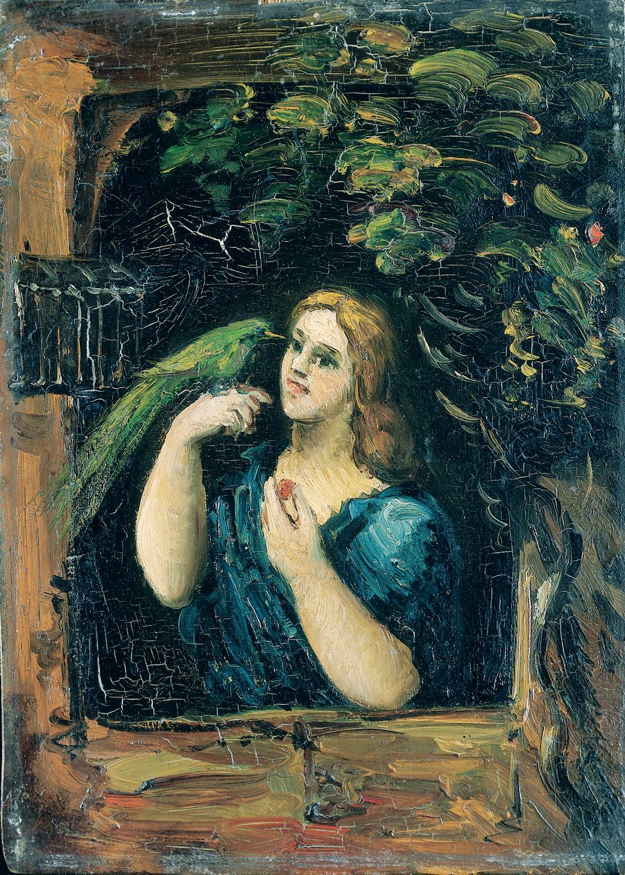 Donna con un Pappagallo (La Femme au perroquet) da Paul Cézanne