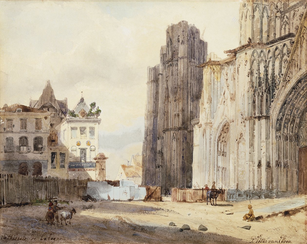 Cattedrale di Colonia da Paul Constantin Dominique Tetar van Elven