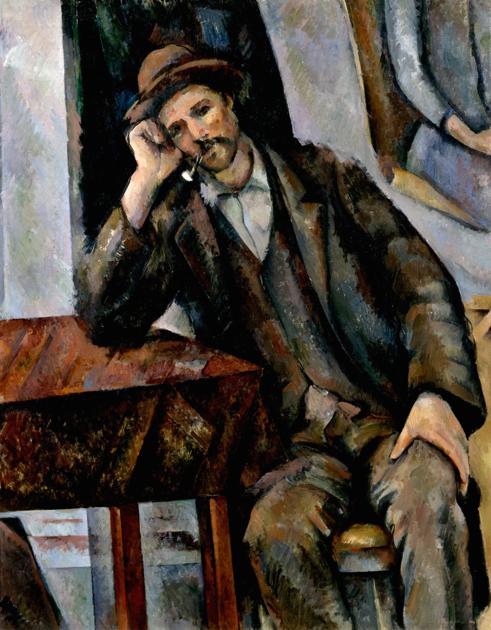 Un fumatore, 1890-1892 da Paul Cézanne