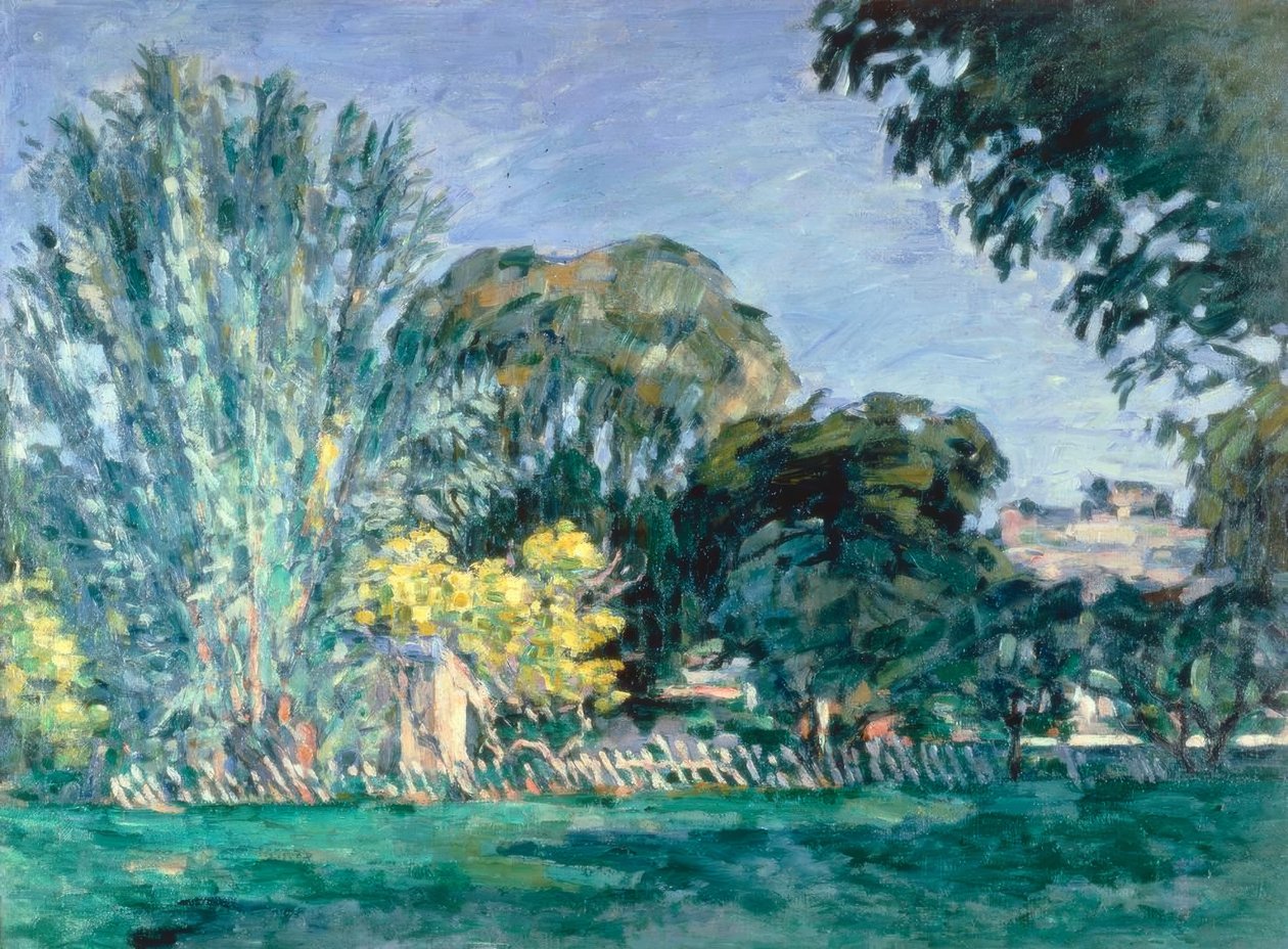 Alberi al Jas de Bouffan da Paul Cézanne