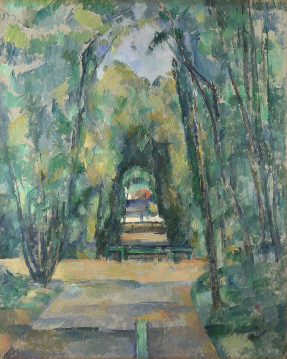 Viale a Chantilly, 1888 da Paul Cézanne