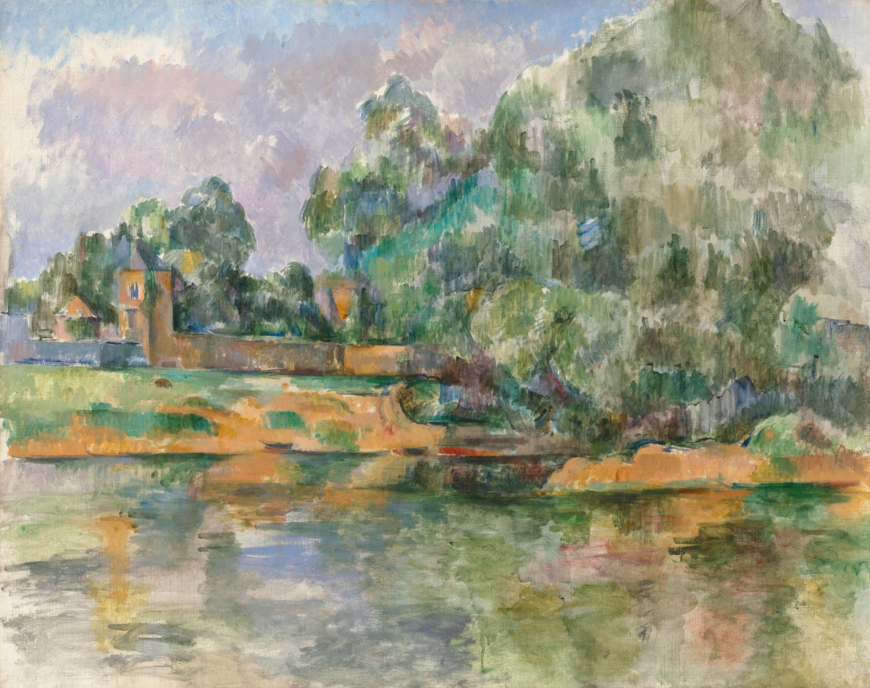 Sponde della Senna a Médan, c. 1885-1890 da Paul Cézanne