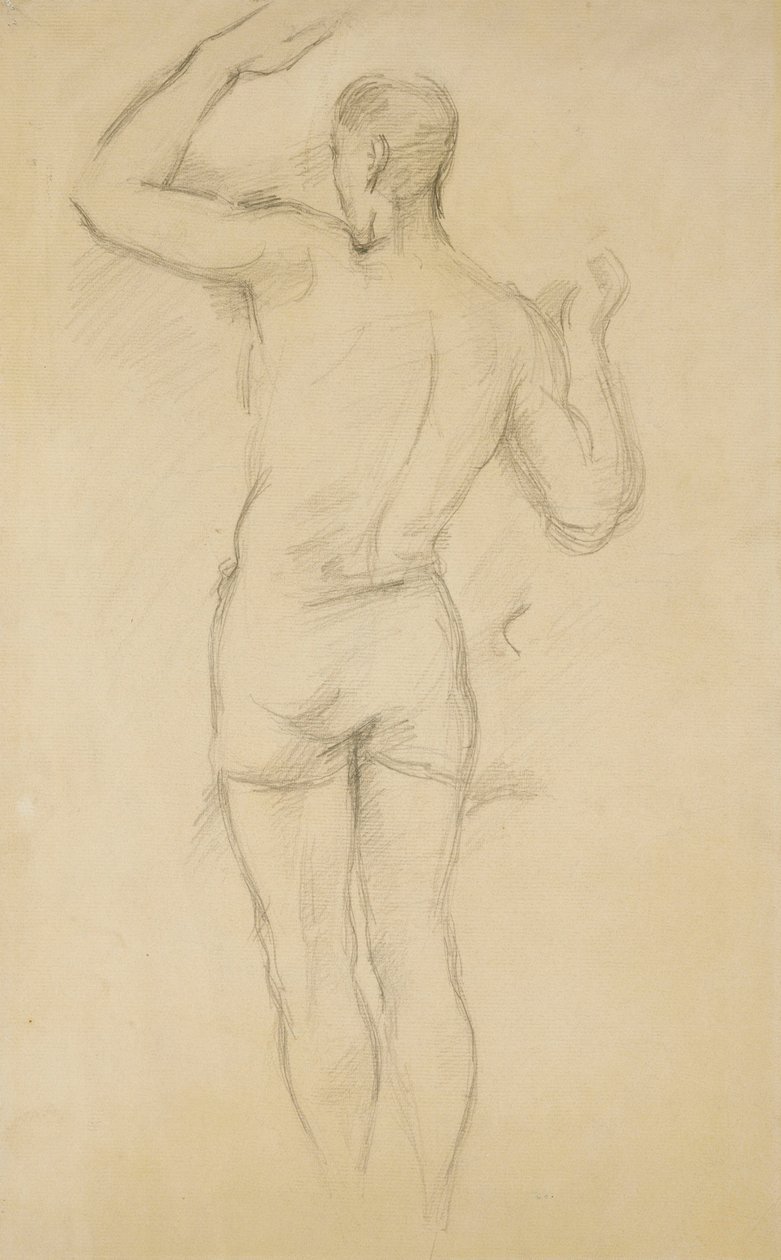 Bagnante in piedi da Paul Cézanne