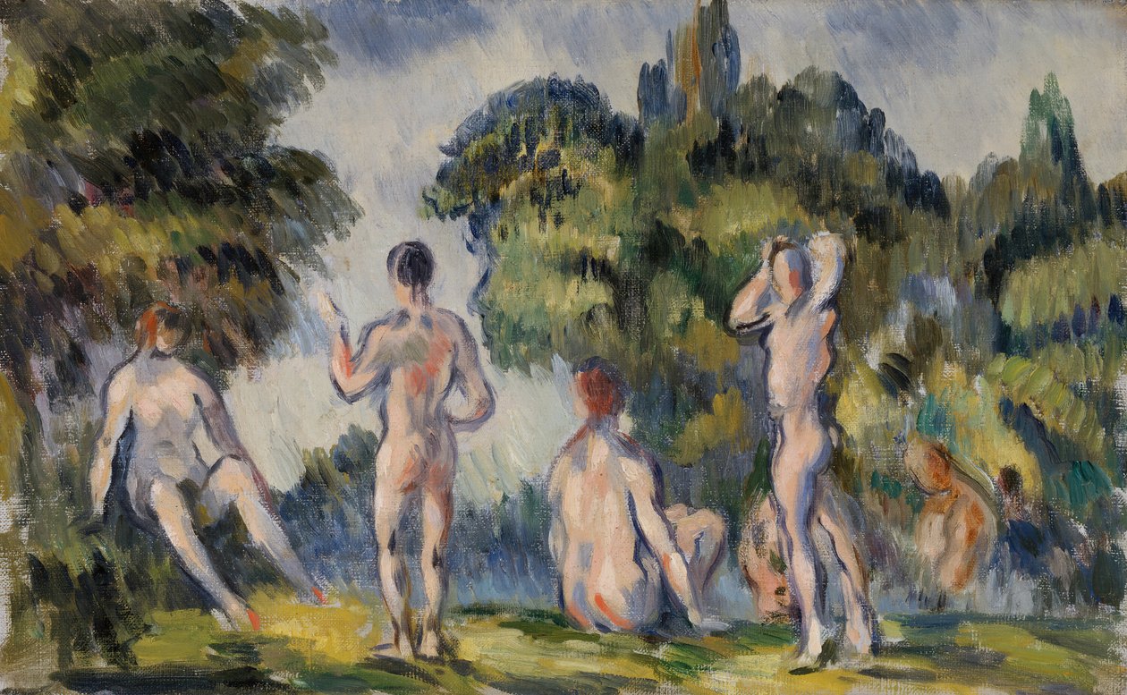 Bagnanti, 1890-94 da Paul Cézanne
