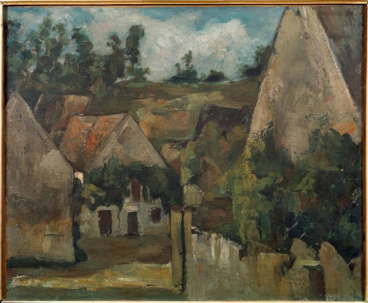 Incrocio di rue Rémy ad Auvers da Paul Cézanne