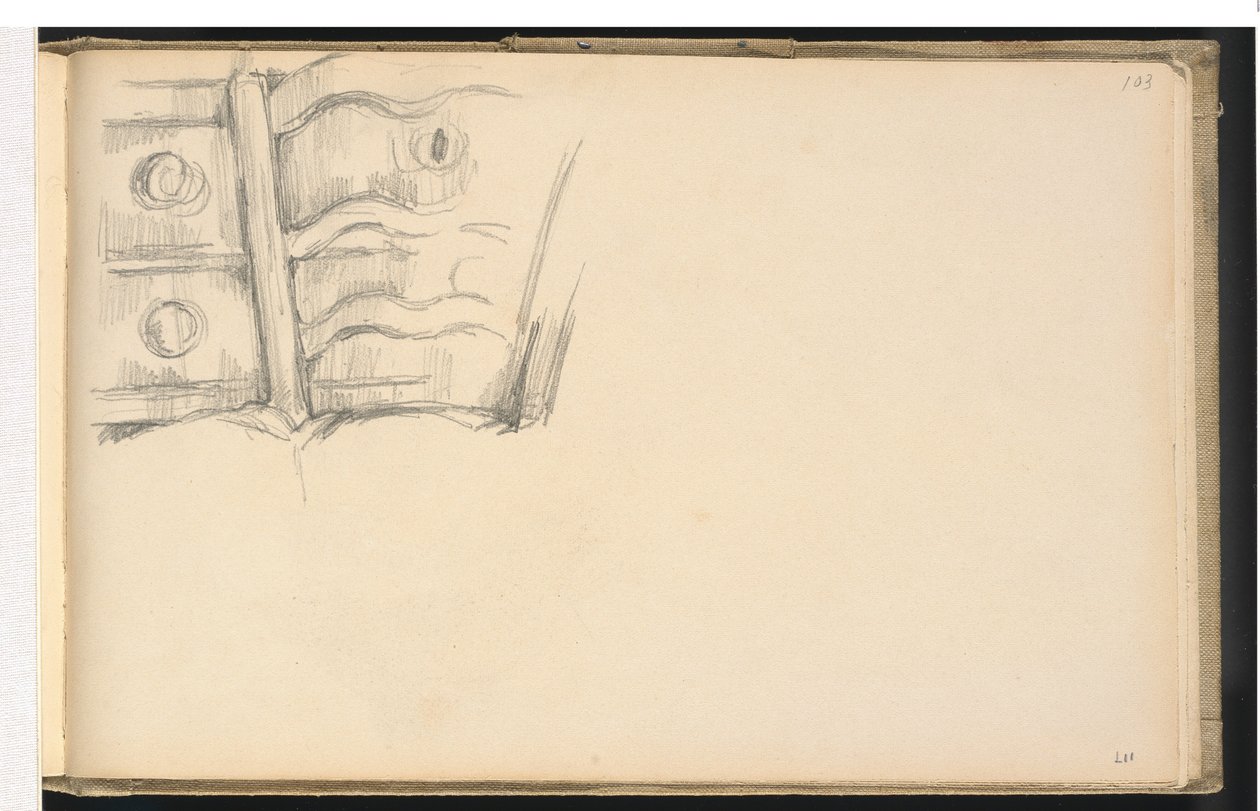 Sedia e credenza da Paul Cézanne