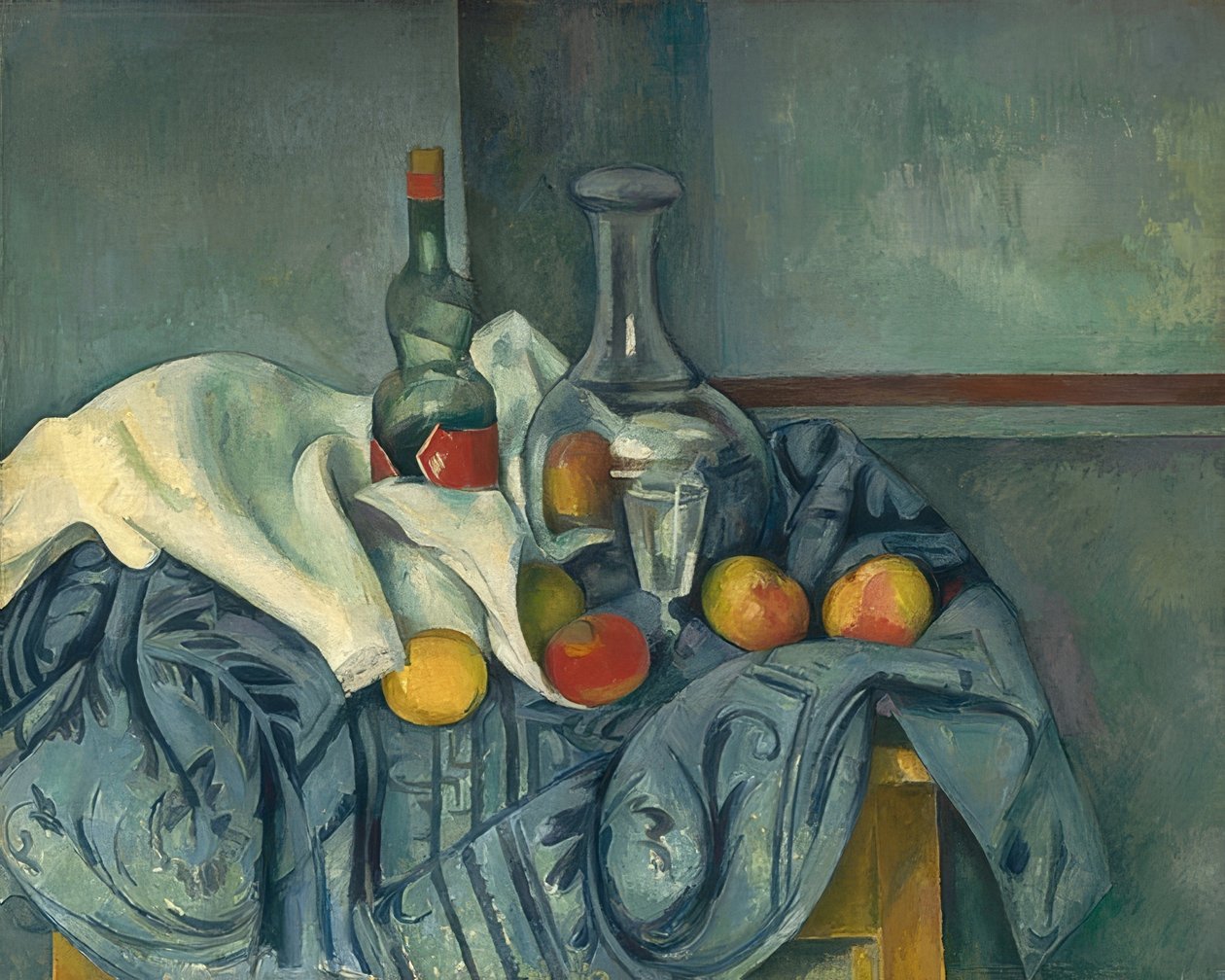 La bottiglia di menta piperita da Paul Cézanne