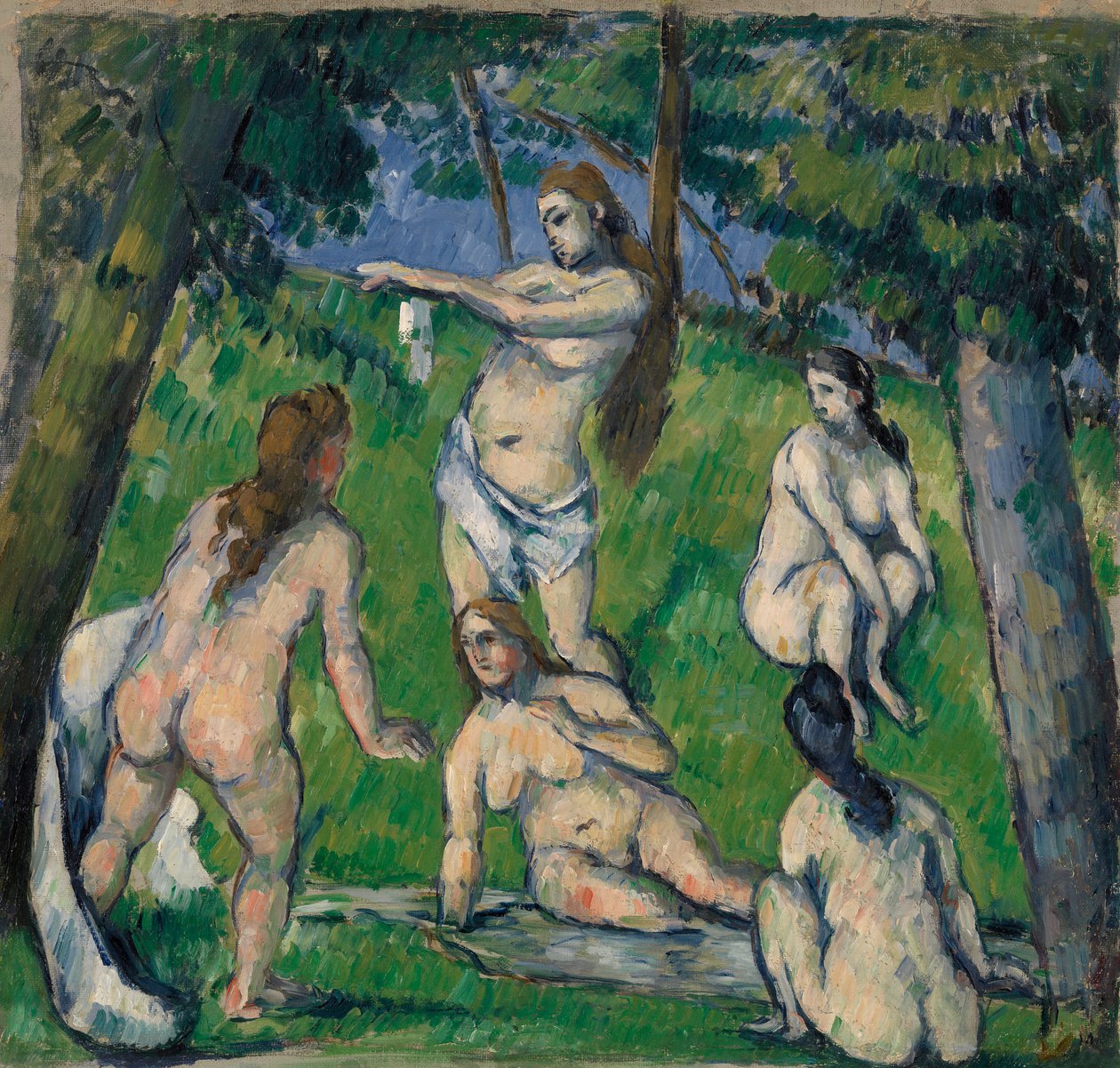 Cinque bagnanti da Paul Cézanne