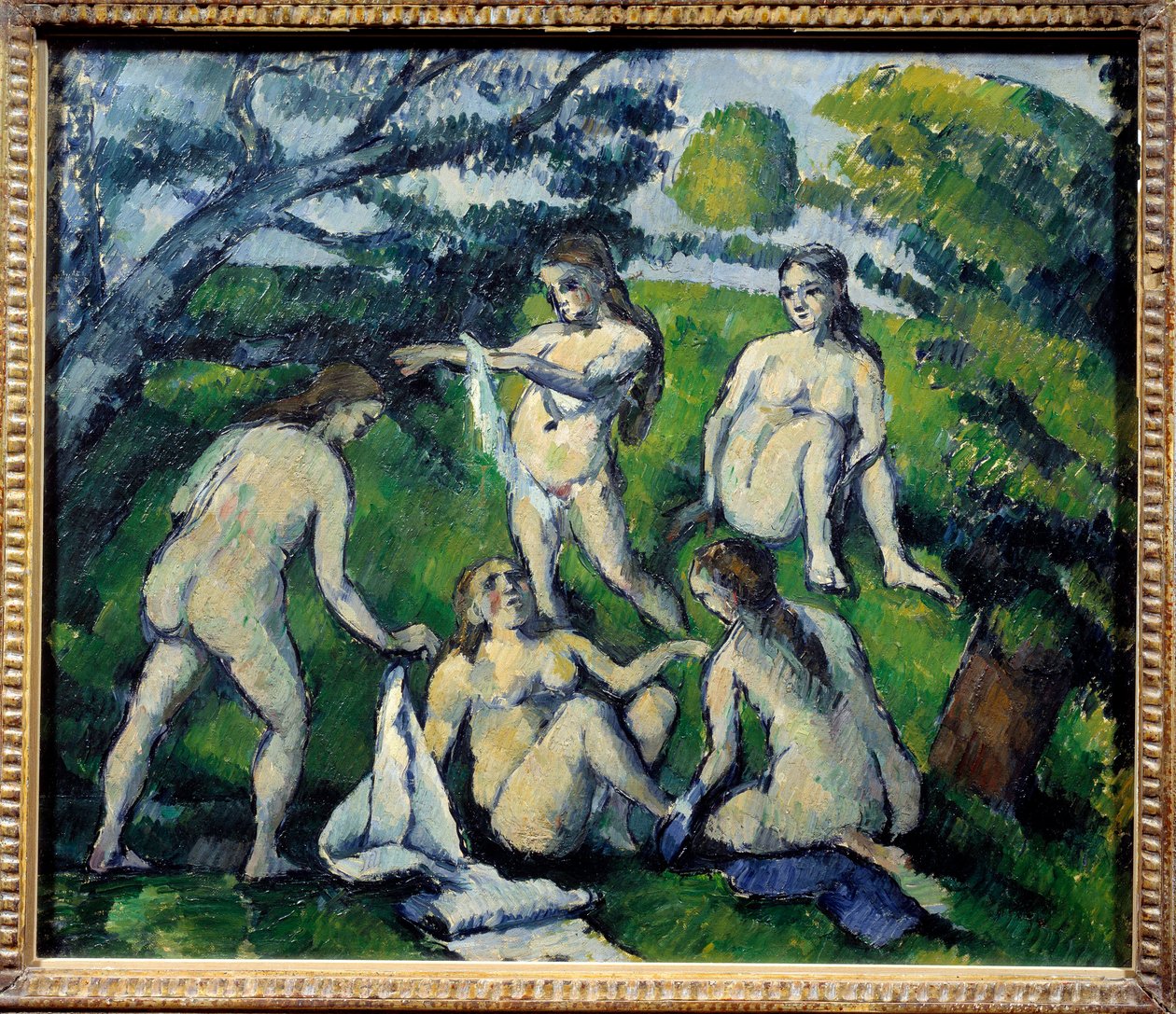 Cinque bagnanti da Paul Cézanne