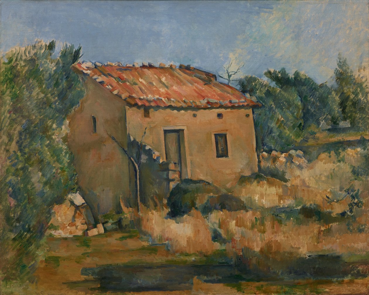 Francese: Maison dans la campagne aixoise Casa abbandonata vicino a Aix-en-Provence da Paul Cézanne