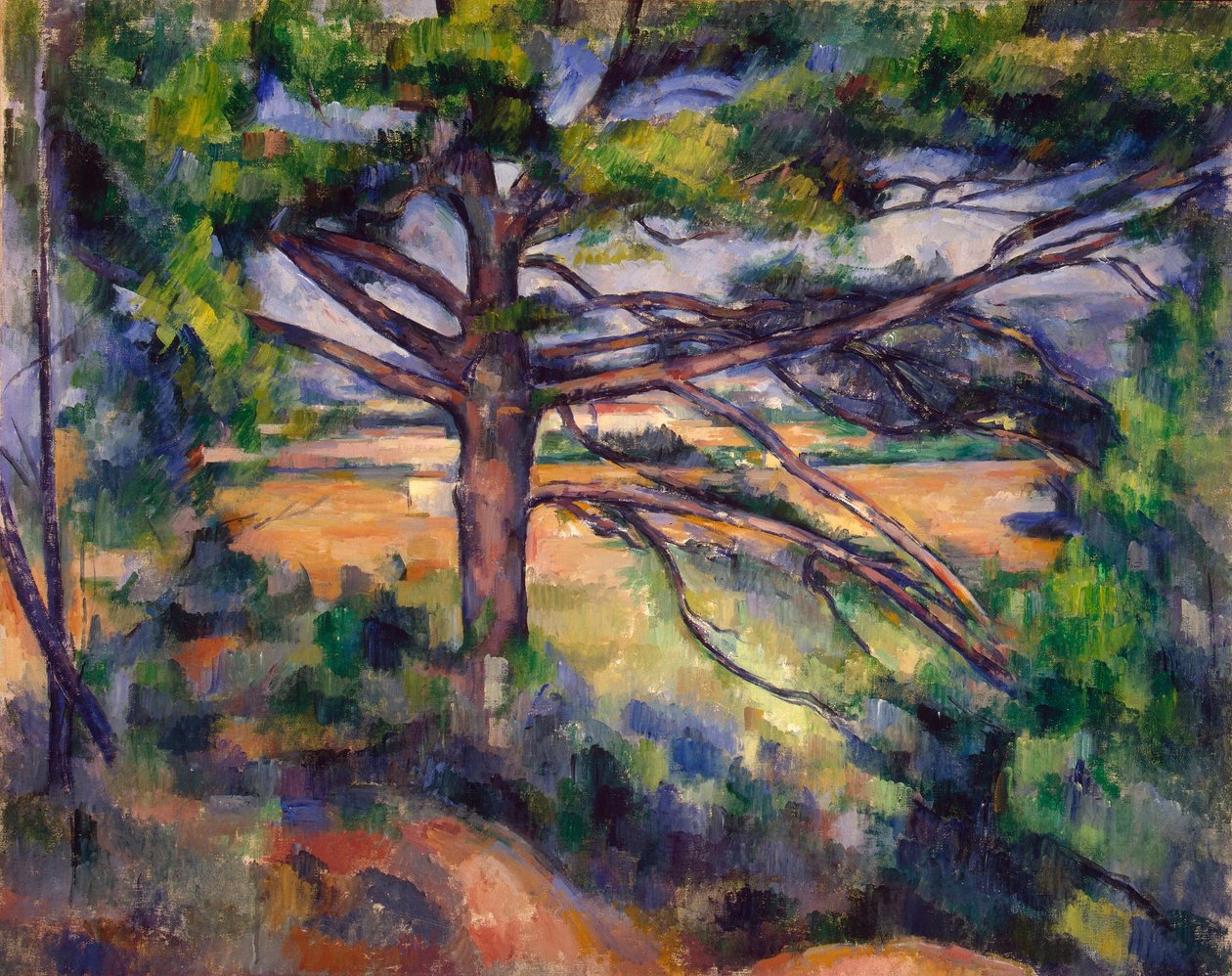 Pino grande e terra rossa da Paul Cézanne