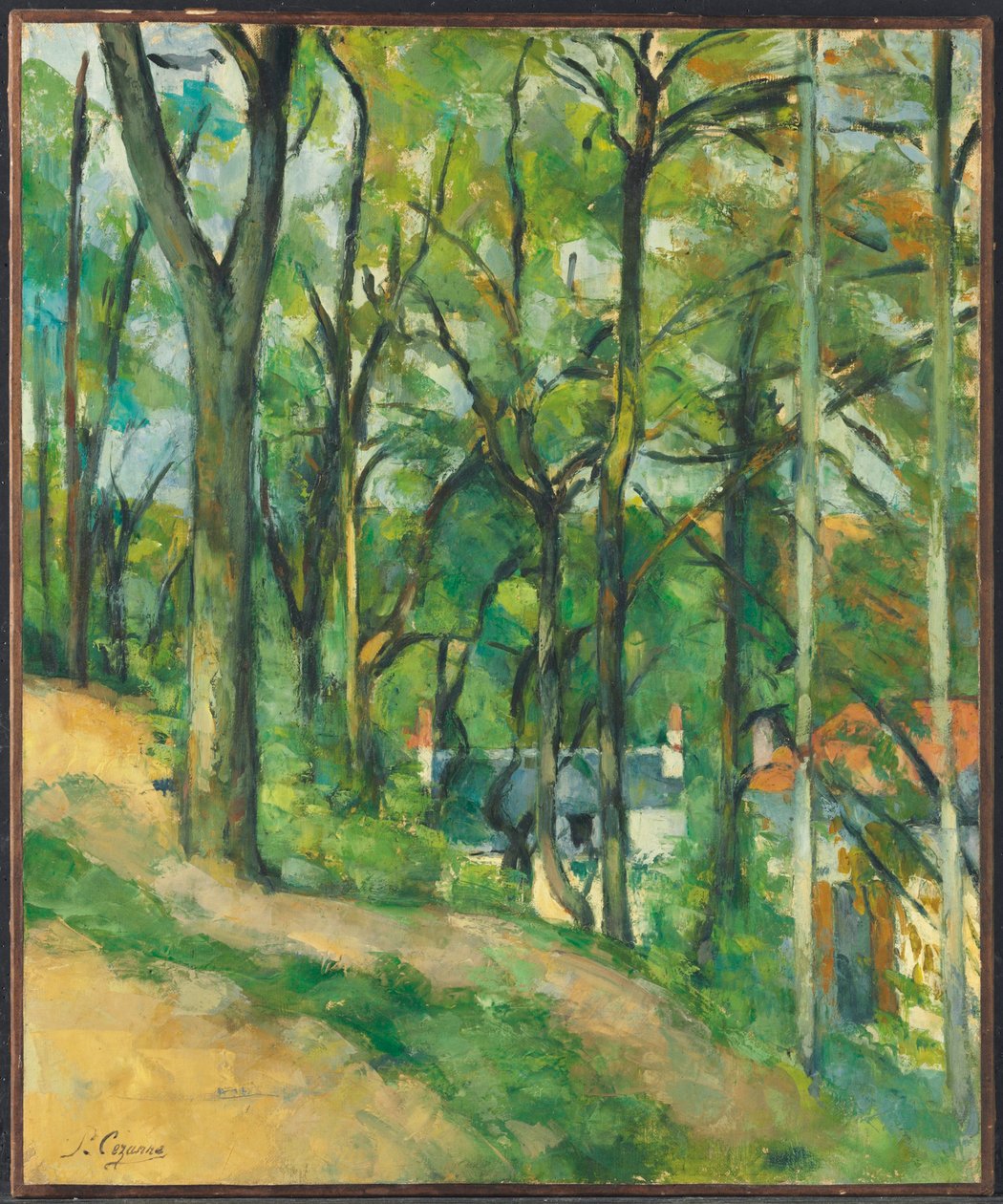 La Côte Saint-Denis a Pontoise da Paul Cézanne