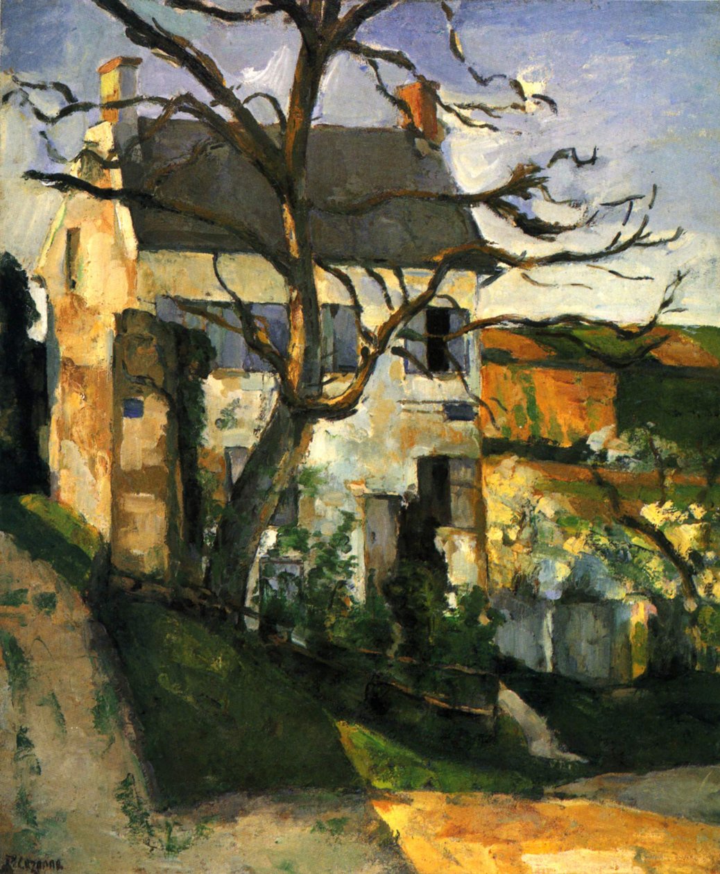 La Maison Rondest, quartiere Hermitage, Pontoise da Paul Cézanne
