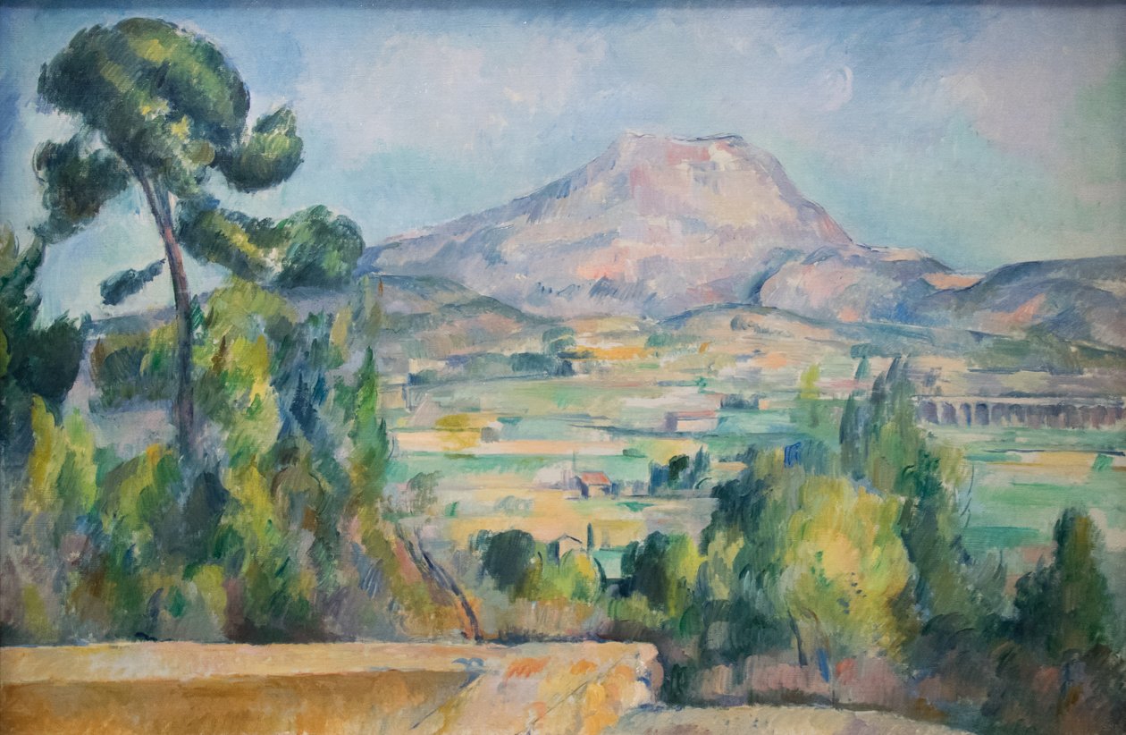 La montagna Sainte-Victoire da Paul Cézanne