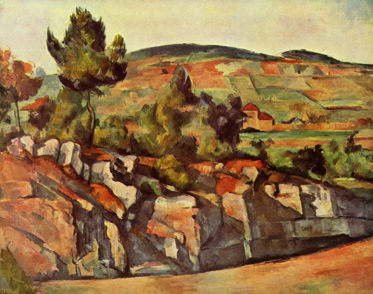 La strada in Provenza da Paul Cézanne