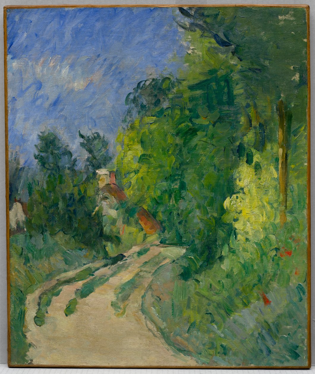 La Route tournante nel sottobosco da Paul Cézanne
