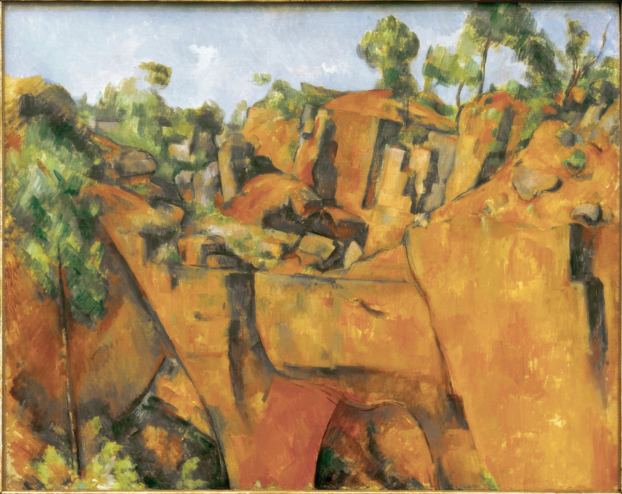 La cava di Bibémus da Paul Cézanne