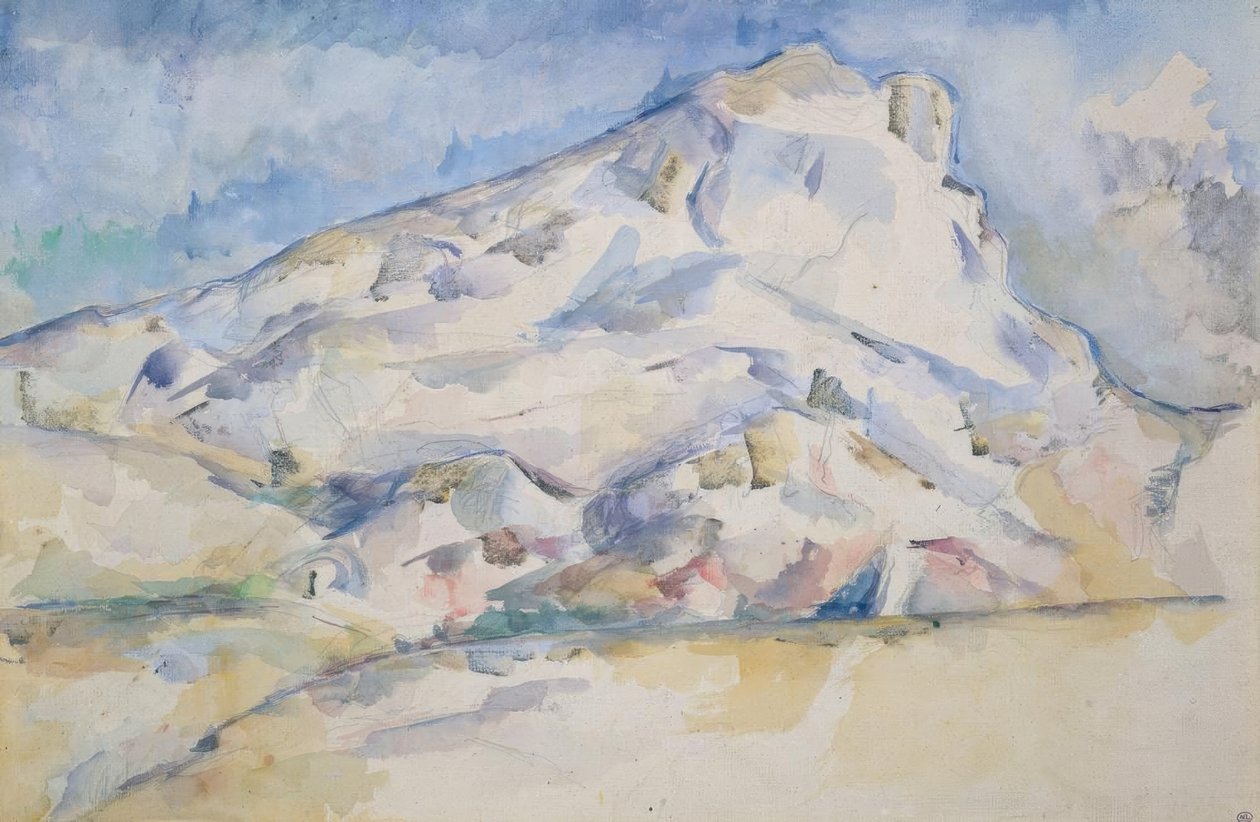 La montagna Sainte Victoire da Paul Cézanne
