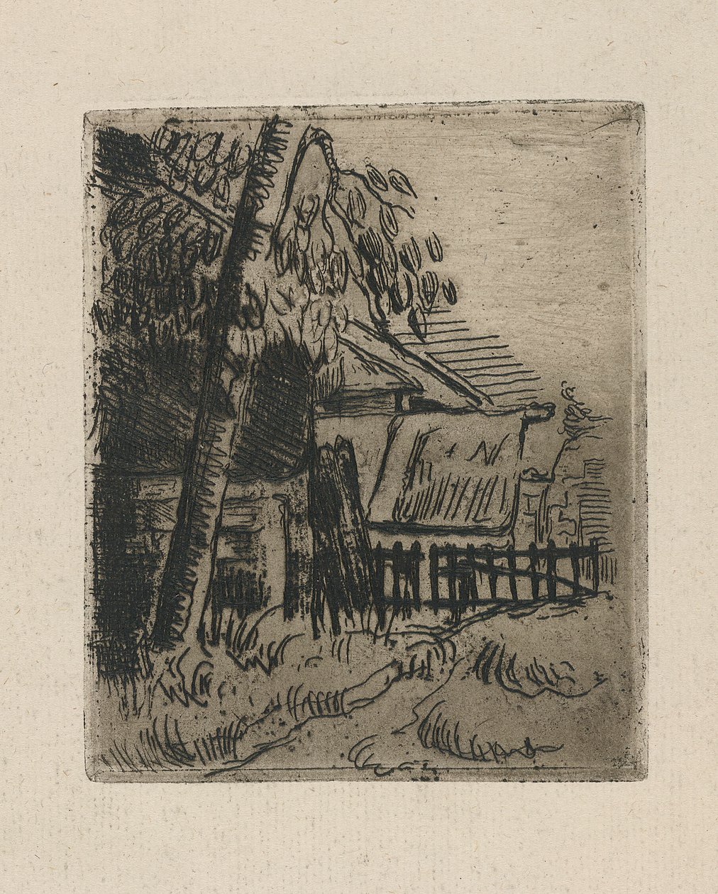 Paesaggio a Auvers da Paul Cézanne