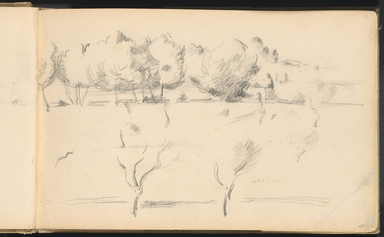Paesaggio con Alberi da Paul Cézanne