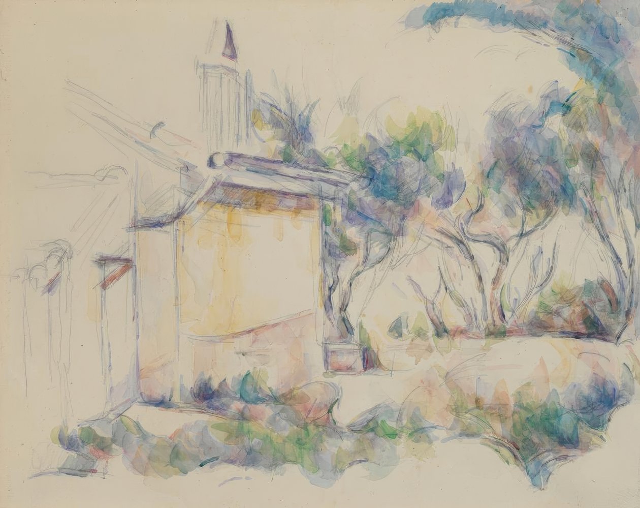 Il capanno di Jourdan da Paul Cézanne