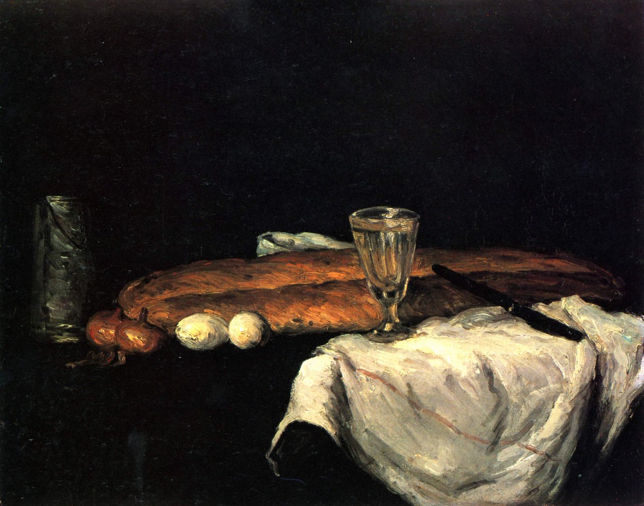Pane e uova da Paul Cézanne