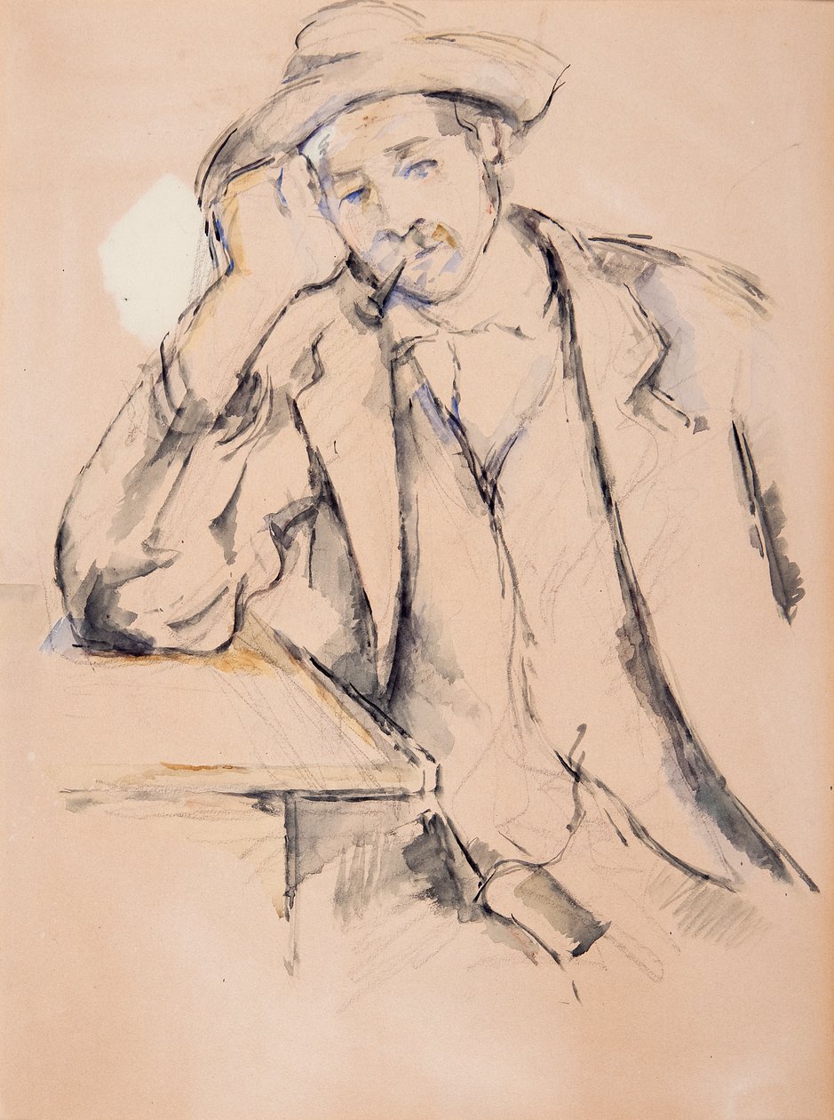 Fumatore appoggiato da Paul Cézanne