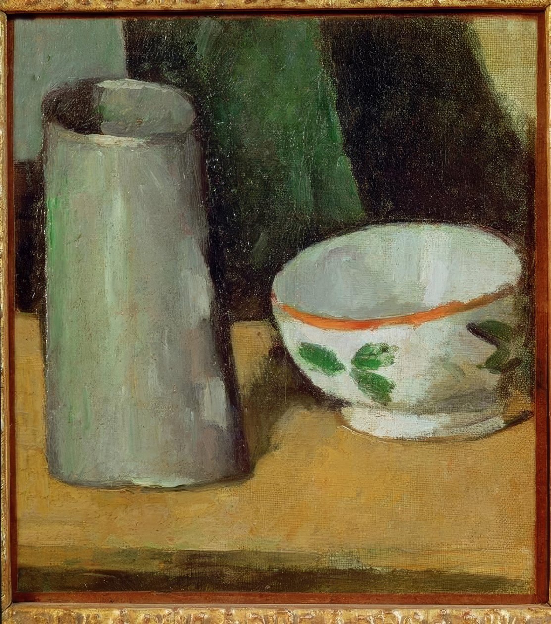 Ciotola di latte e brocca da Paul Cézanne