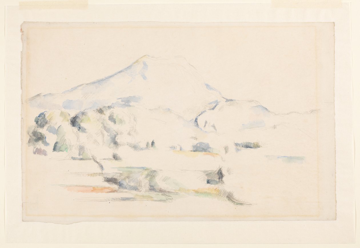 Montagne Sainte-Victoire da Paul Cézanne