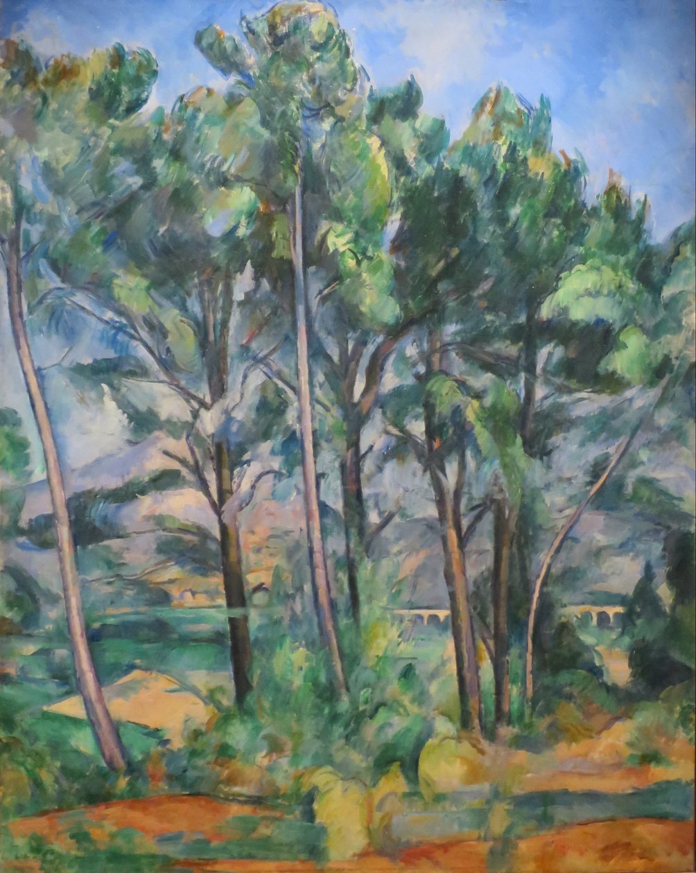 Montagne Sainte-Victoire e il viadotto di Valcros da Paul Cézanne