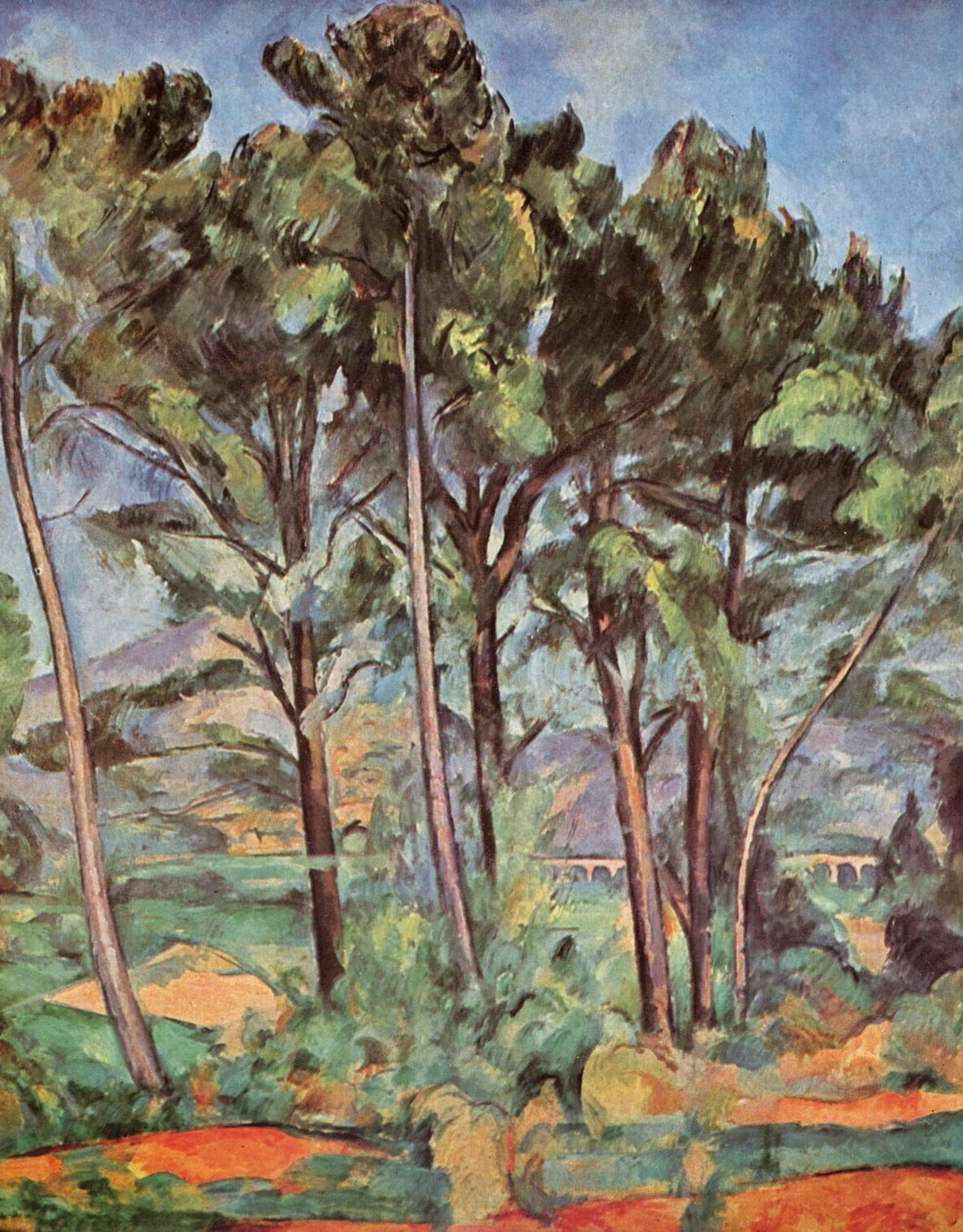 Montagne Sainte-Victoire e il viadotto di Valcros da Paul Cézanne