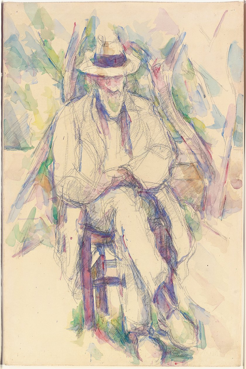Ritratto di Vallier, 1904-06 da Paul Cézanne
