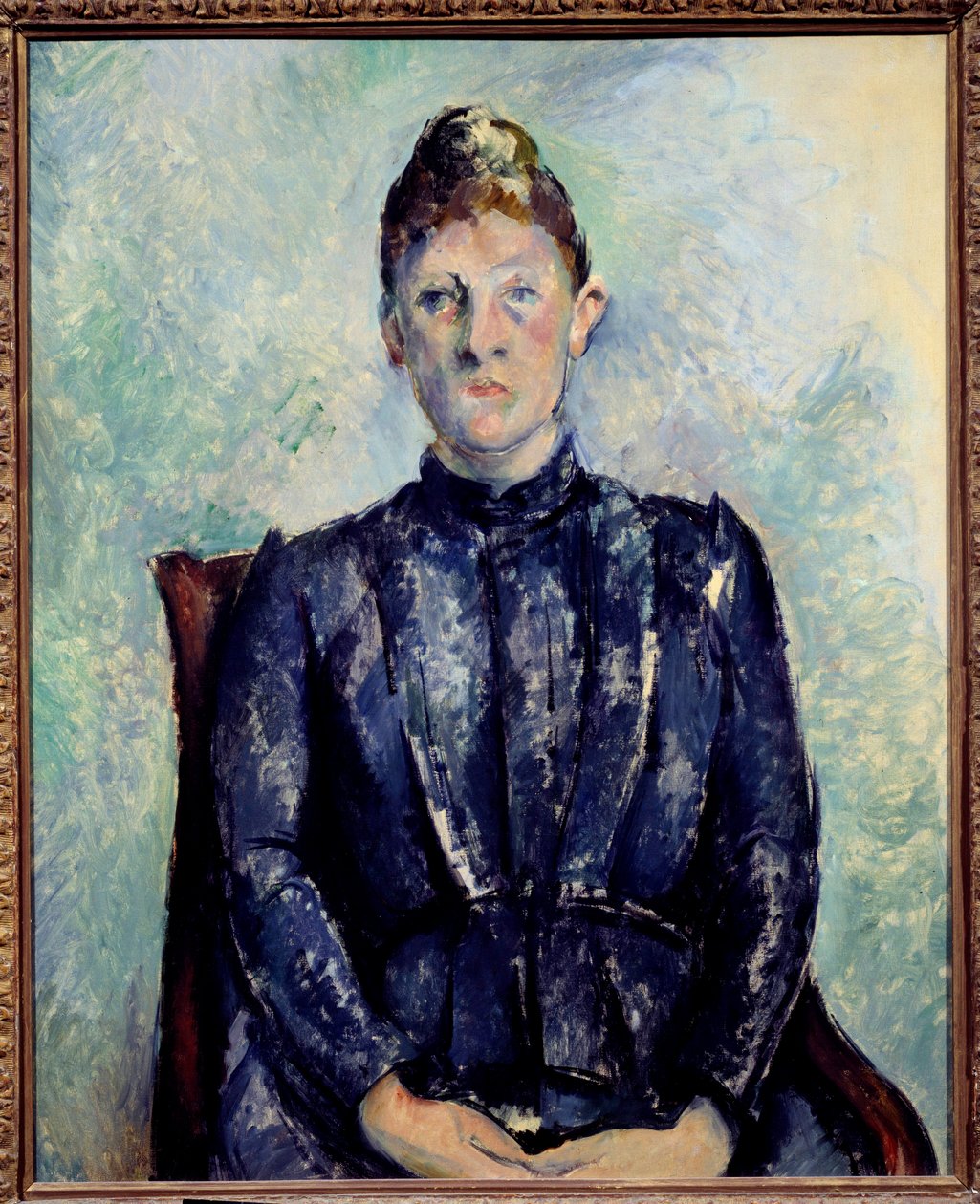 Ritratto di Madame Cezanne da Paul Cézanne