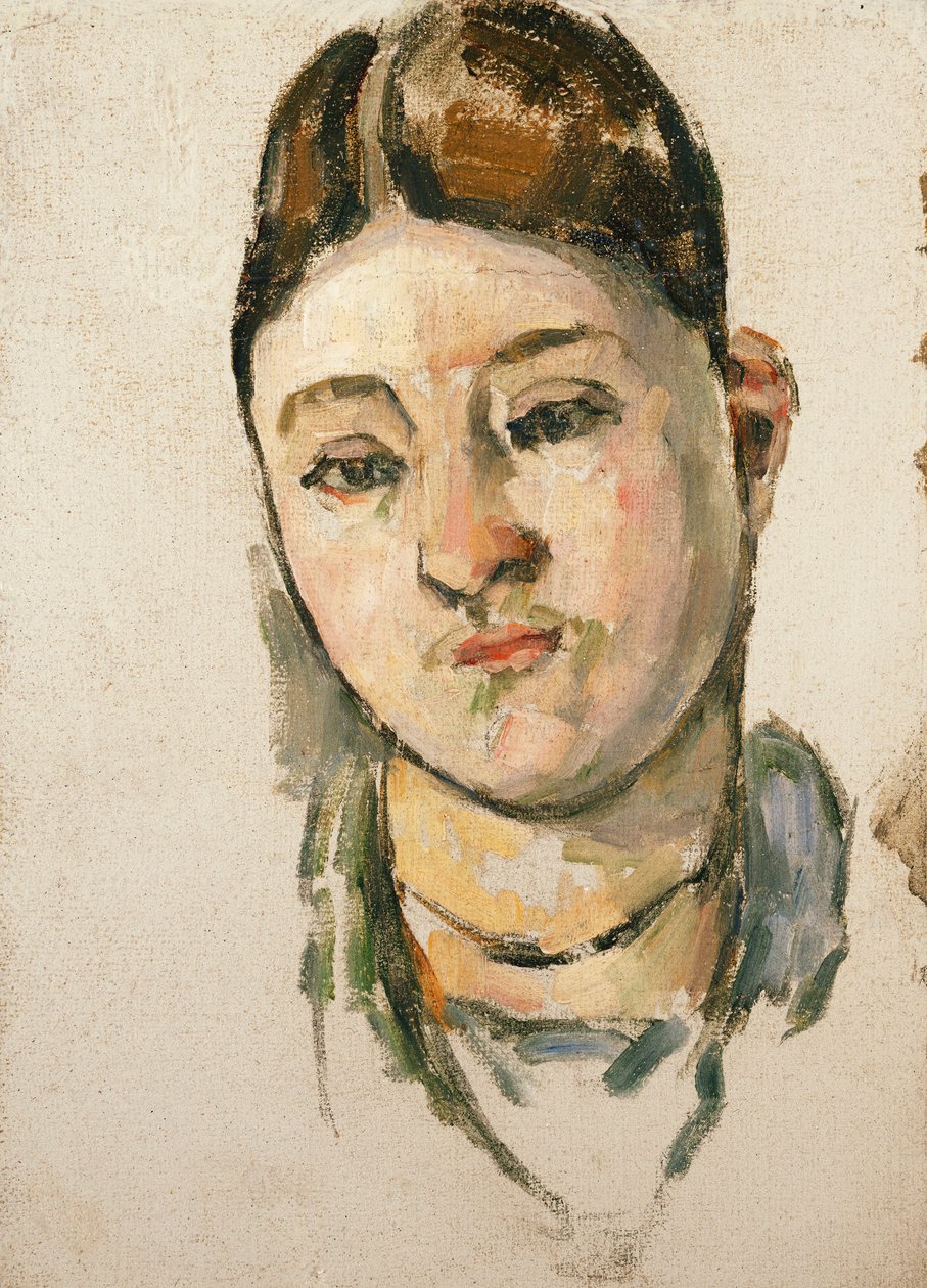 Ritratto di Madame Cezanne da Paul Cézanne