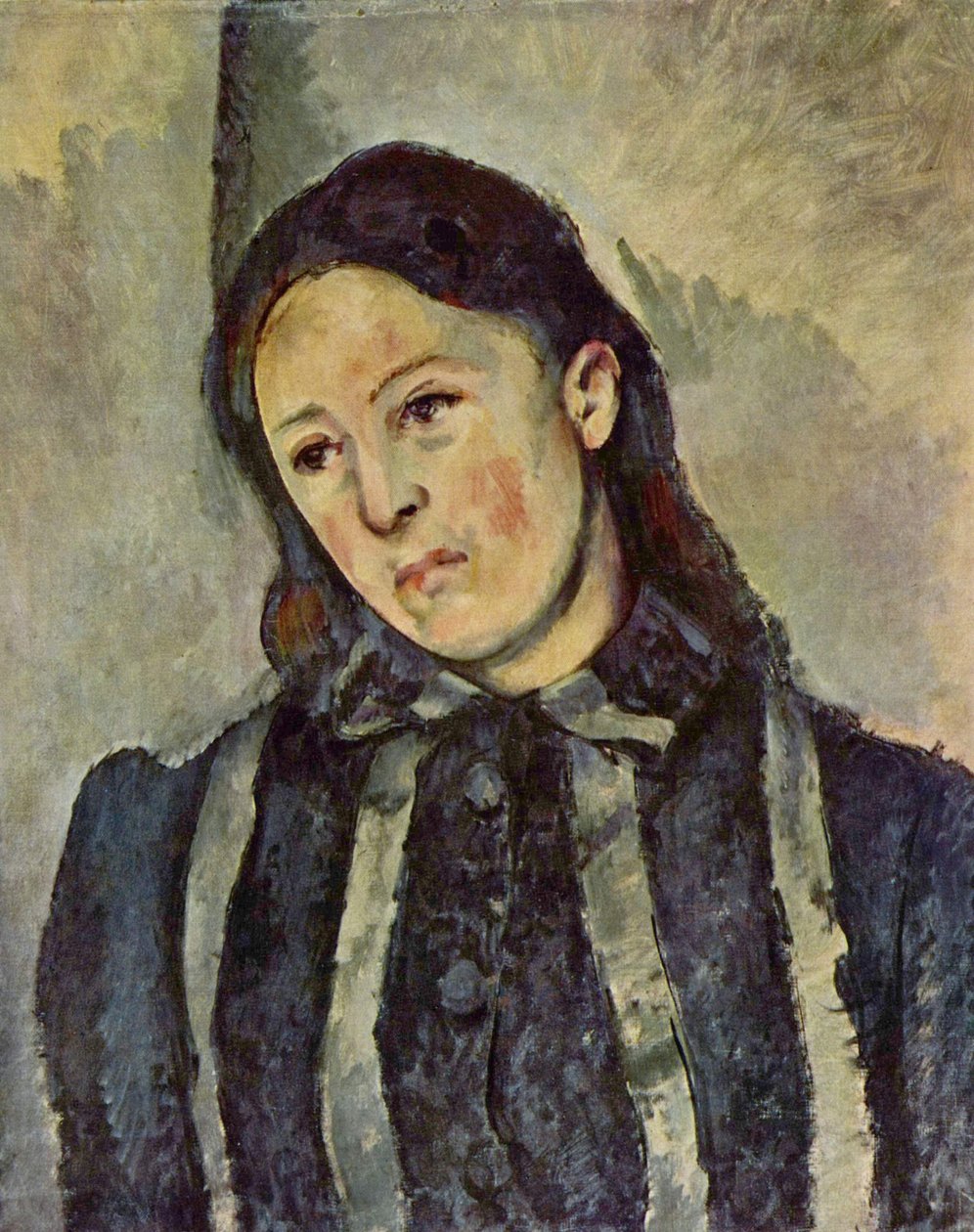 Ritratto di Madame Cézanne da Paul Cézanne