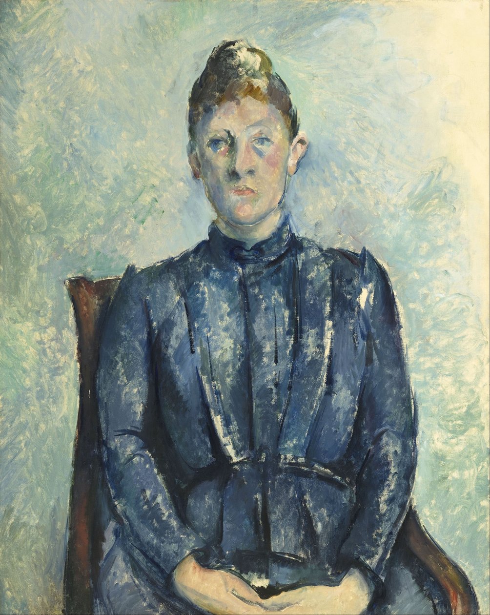 Ritratto di Madame Cézanne da Paul Cézanne