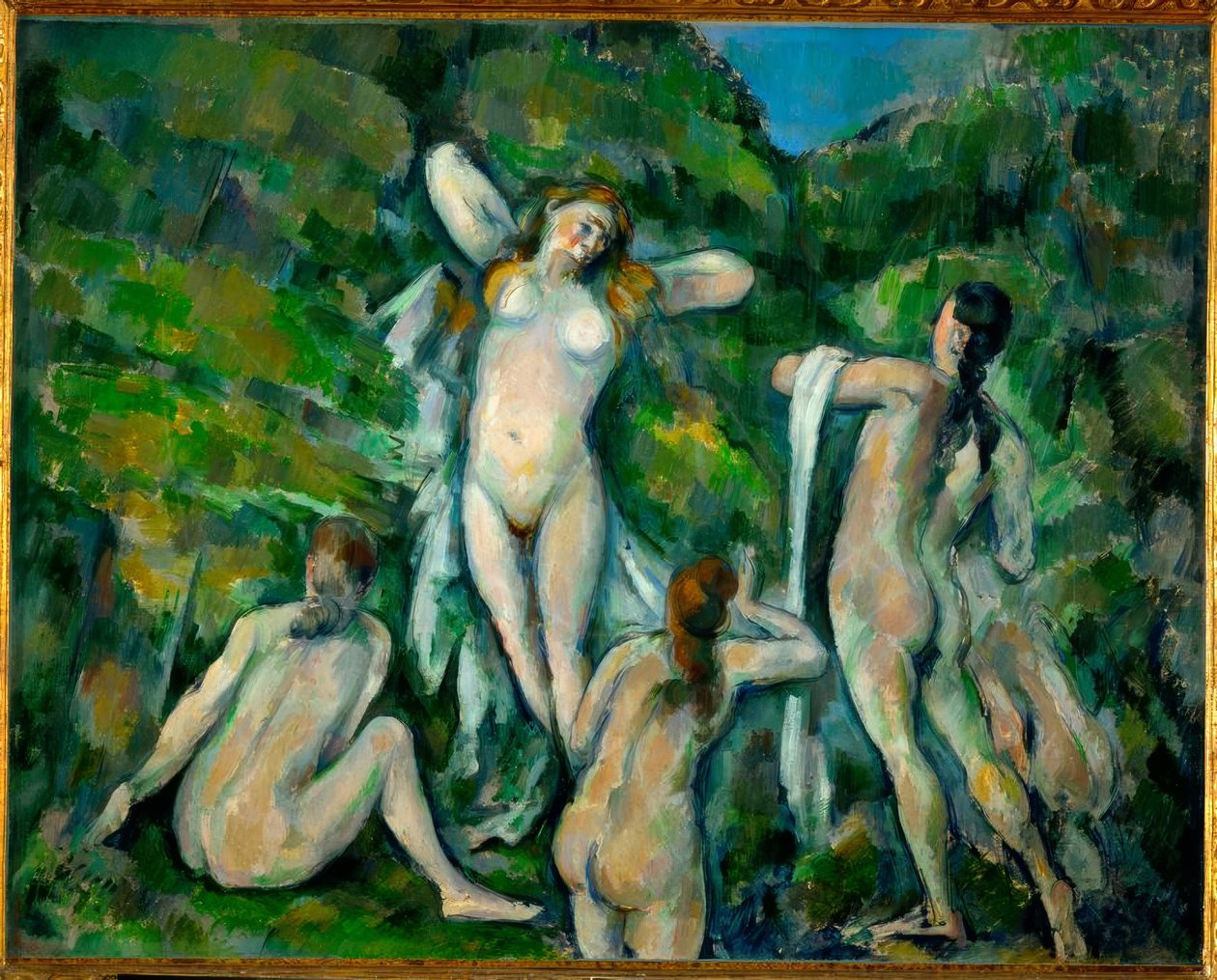Quattro bagnanti da Paul Cézanne