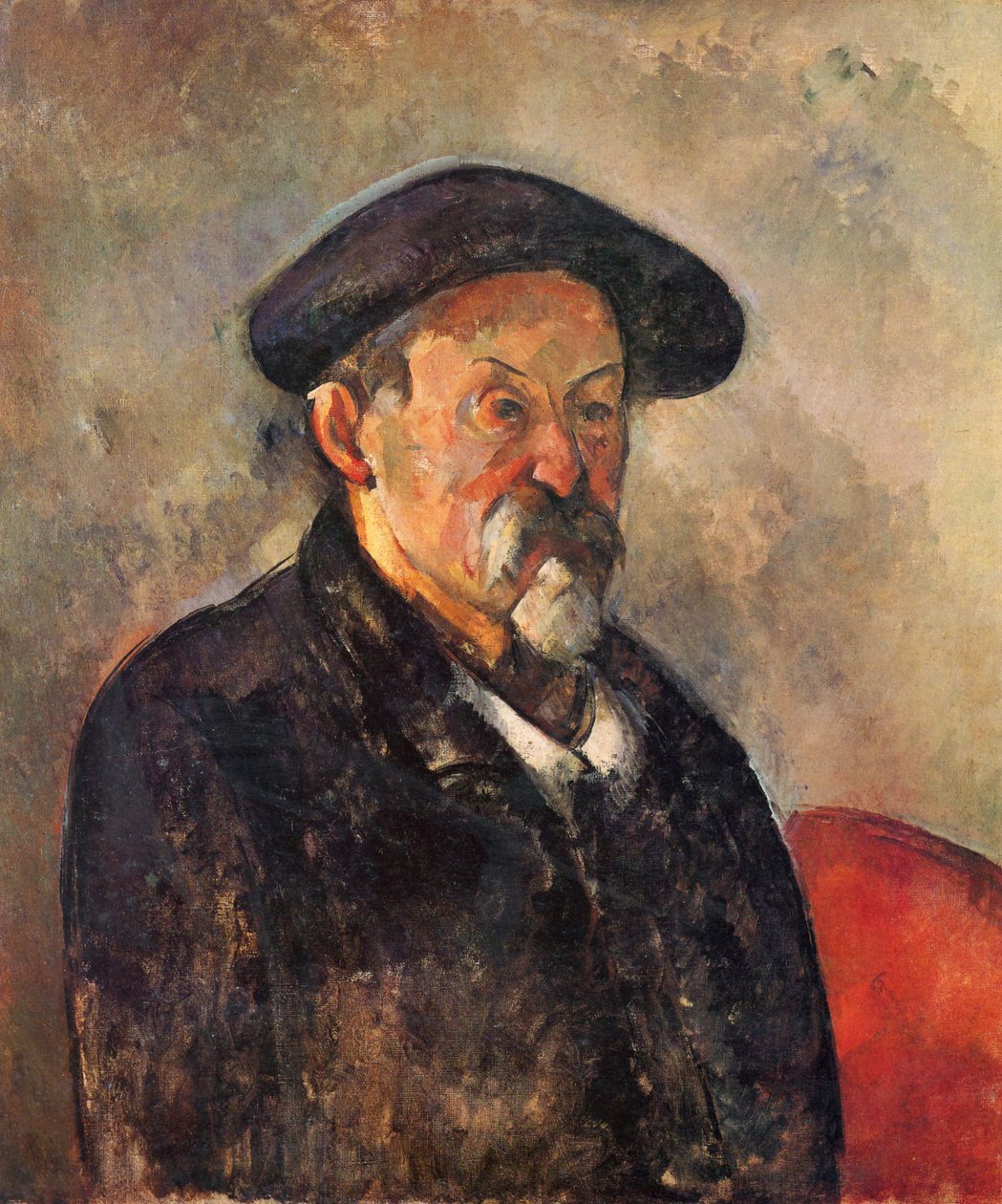 Autoritratto con berretto da Paul Cézanne