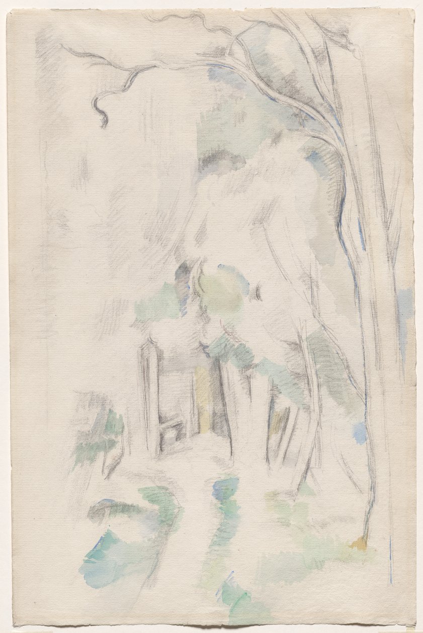 Sentiero nella foresta da Paul Cézanne