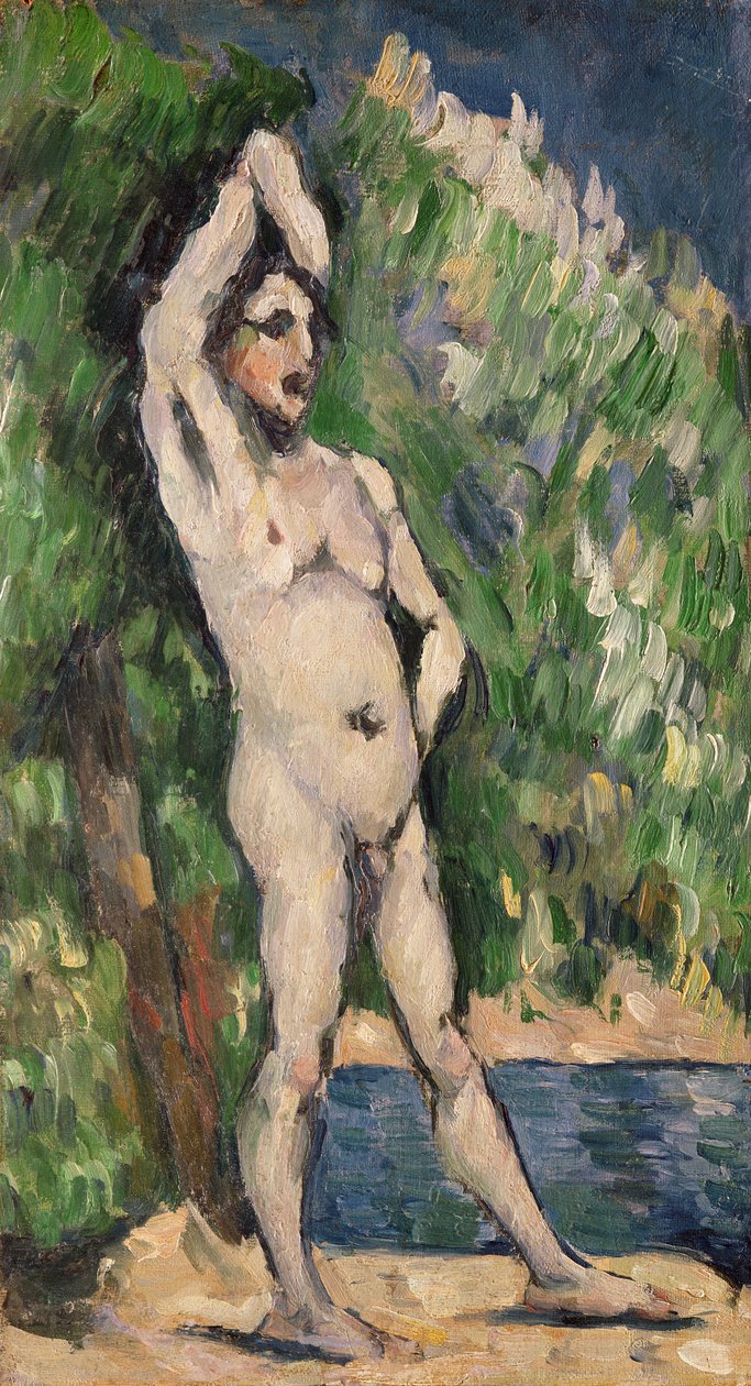 Nudo in piedi da Paul Cézanne