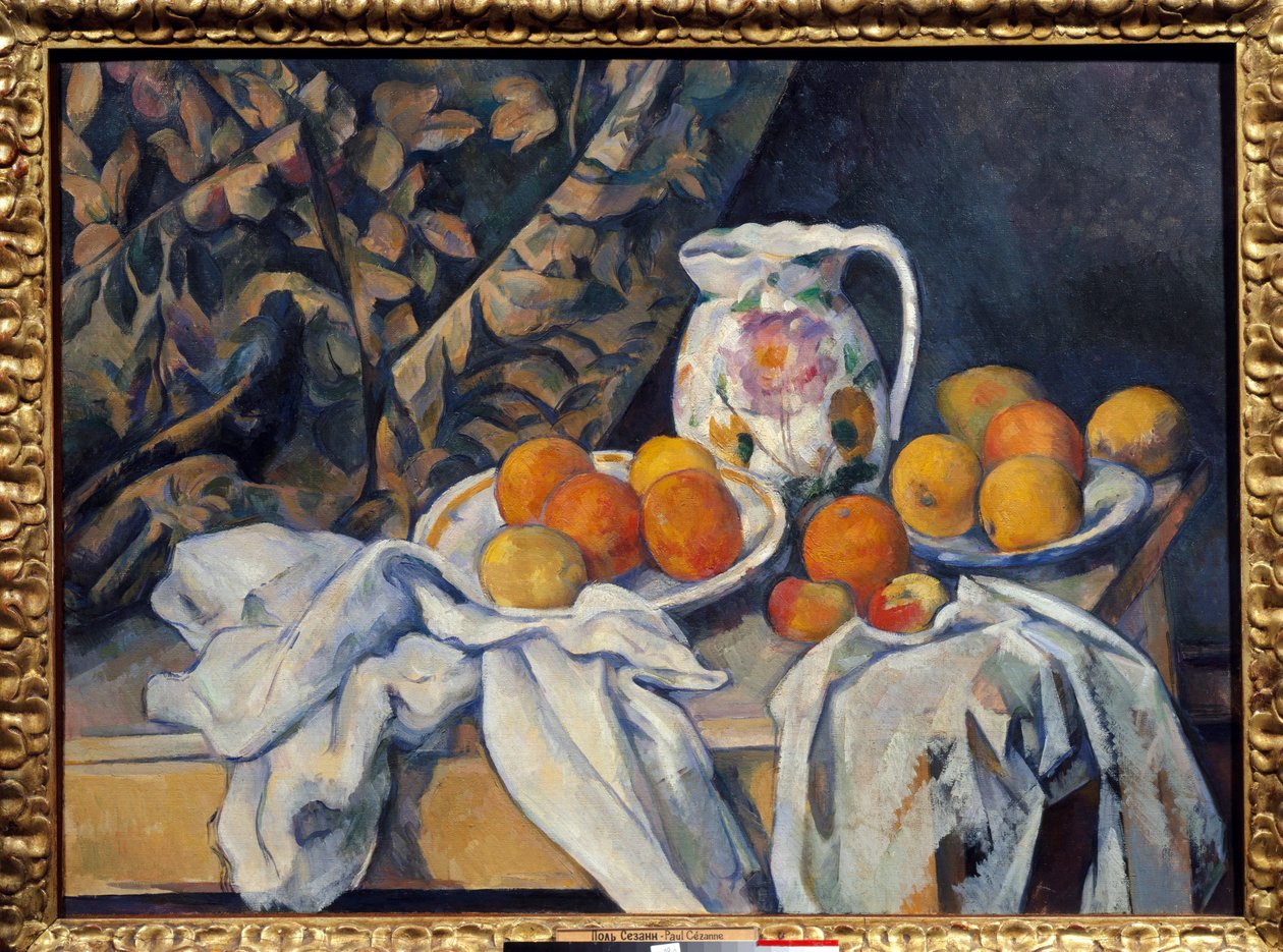 Natura morta sul sipario da Paul Cézanne