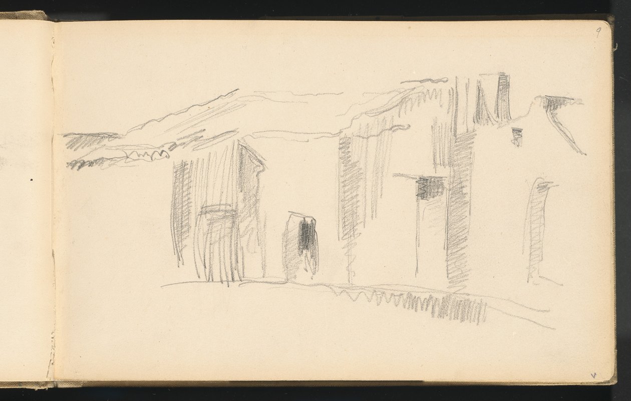 Studio di case, 1879-1882 da Paul Cézanne