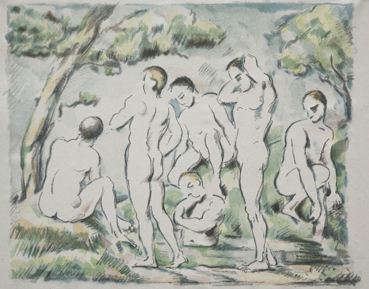 I bagnanti da Paul Cézanne