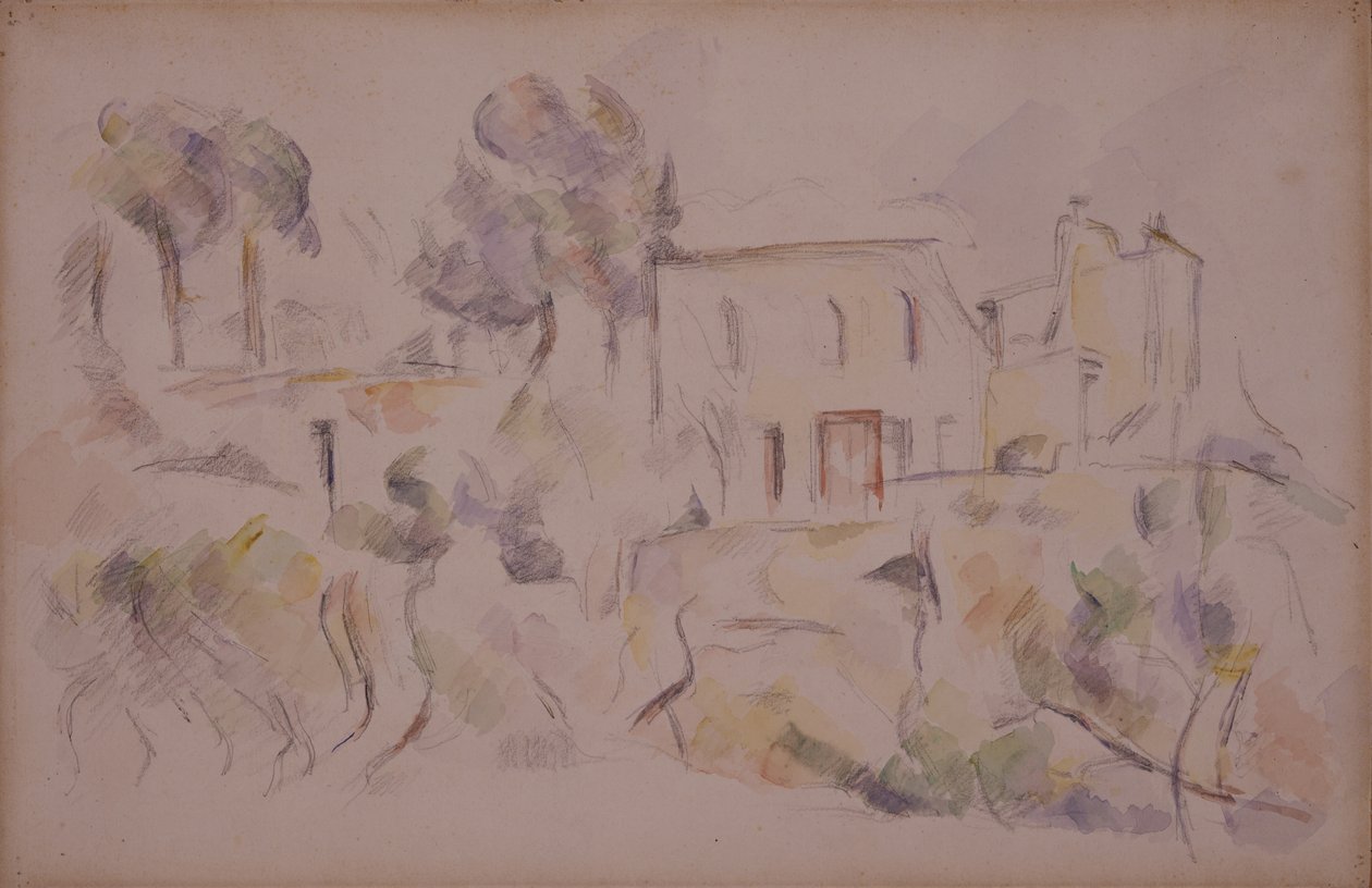 La rimessa a Château Noir da Paul Cézanne